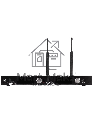 Радиосистема ITC T-521UH UHF двухканальная с двумя ручными микрофонами, LCD дисплей, True Diversity, частотный диапазон 470-510 MHz.
