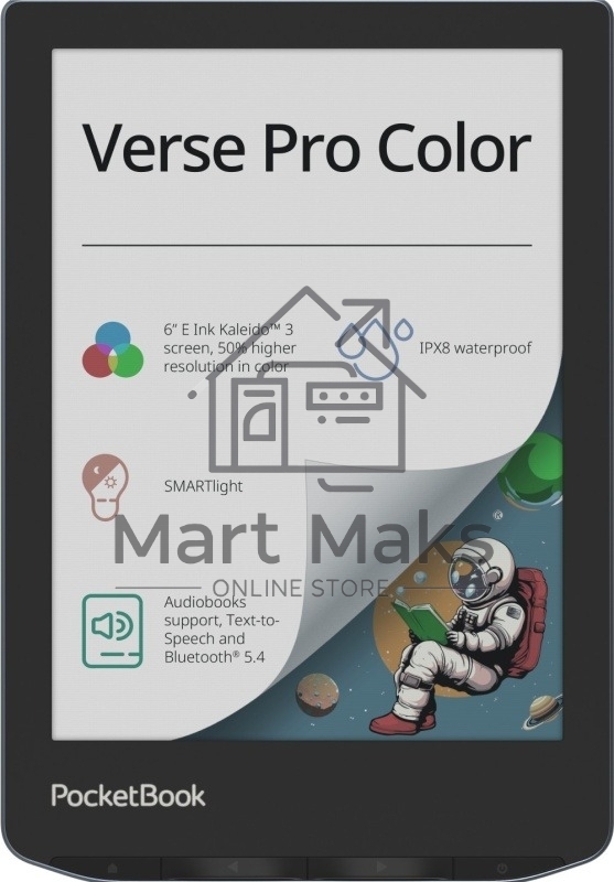 Электронная книга PocketBook 634 Verse Pro Color Stormy Sea (PB634K3-1-WW)