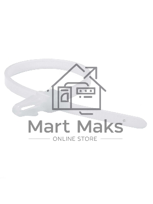 Хомут кабельный DKC 252155SR-M 3.6х150 полиамид белый с осн. (уп. 100 шт)