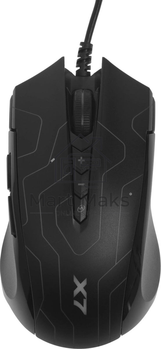 Мышь проводная A4Tech X89 Maze черный, 2400 dpi, USB, кнопки - 8