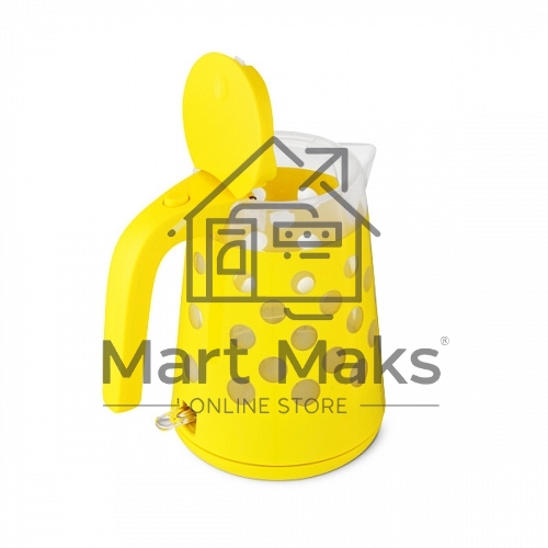 Чайник BQ KT1713P Yellow. Мощность:2200 Вт, Объем 1,7л, LED подсветка