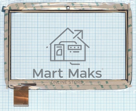 Сенсорное стекло (тачскрин) FPC-CY90J110-01, черное