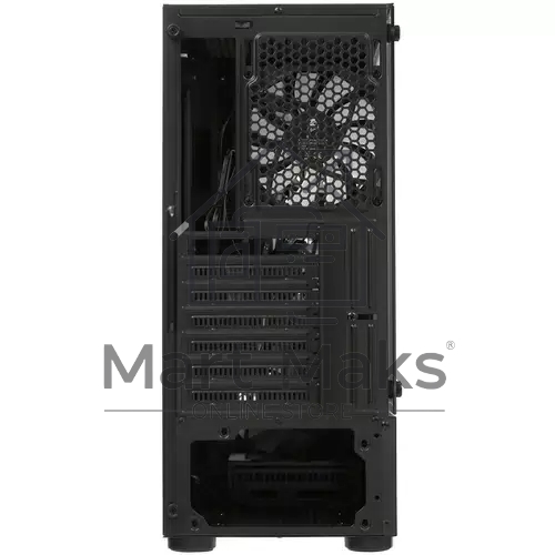 Компьютерный корпус 1STPLAYER FIREROSE F3-A черный ATX, TG 4x120мм LED fans inc. F3-A-BK-4F1