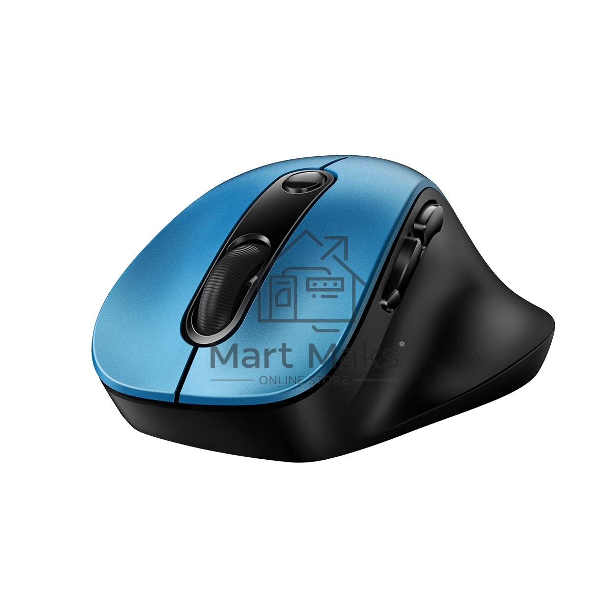 Мышь беспроводная Genius Ergo 9000S синий, 2400 dpi, радиоканал, USB, кнопки - 6