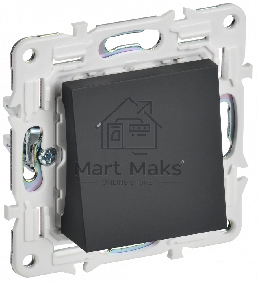 Вывод кабеля IEK SKANDY SK-O01G (SK-VK10-0-K530) графит