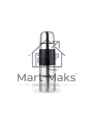 Термос Diolex DXR-500-1 500 мл. с узким горлом, резиновая встака на корпусе, нержавеющая сталь