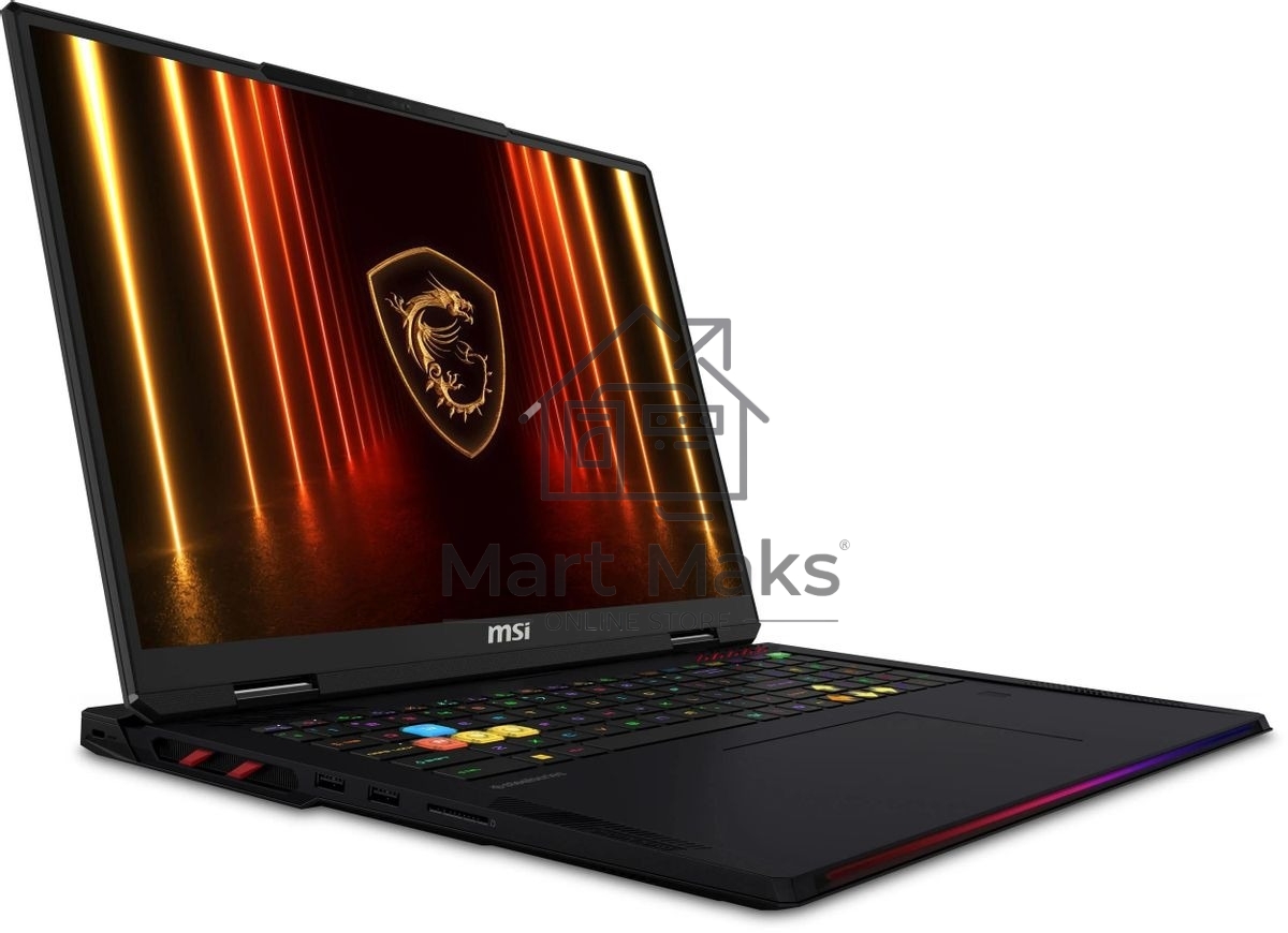 Ноутбук MSI Raider HX AI A2XWIG-204RU черный Core Ultra 9 285HX 64Gb SSD4Tb NVIDIA GeForce RTX5080 16Gb 18