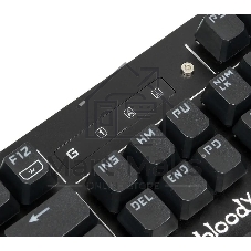 Клавиатура проводная A4 B975 механическая черный USB Gamer LED (подставка для запястий)