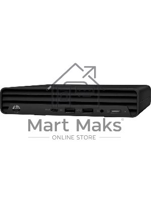 Мини-компьютер HP 260 G9 Mini i3 1315U (1.2) 8Gb SSD 256Gb UHDG Free DOS GbitEth WiFi BT 65W kb мышь клавиатура черный (9H6M7ET)