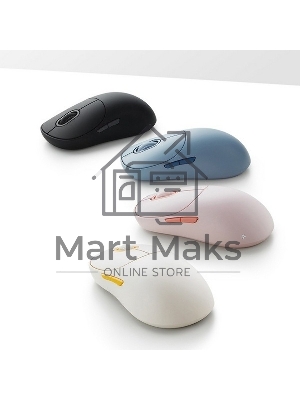 Мышь беспроводная Xiaomi Wireless Mouse 3 синий, 1200 dpi, радиоканал, Bluetooth, USB, кнопки - 5
