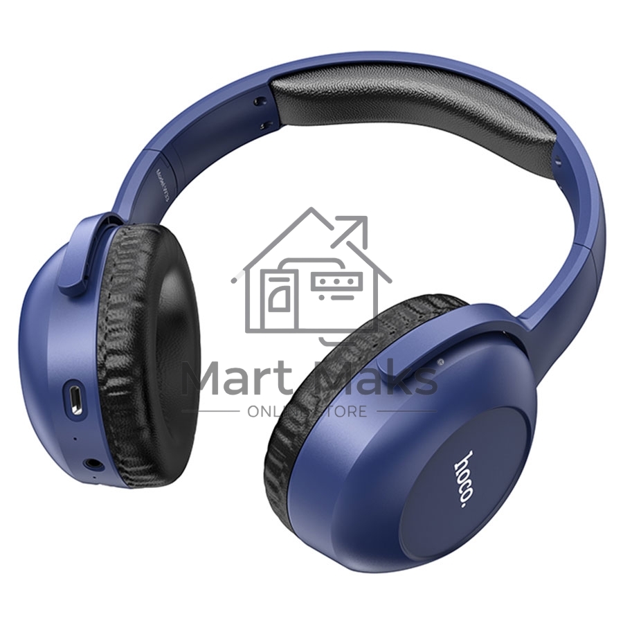 Гарнитура накладные Hoco W33 синий беспроводные bluetooth накладные (ART SOUNT BT 55087)