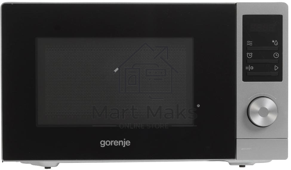 Микроволновая печь Gorenje MO20A3T4 серый/черный, 20 л, 700 Вт, переключатели - поворотный механизм