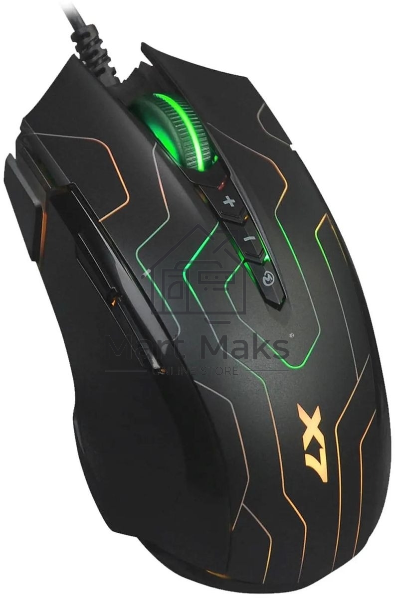 Мышь проводная A4Tech X89 Maze черный, 2400 dpi, USB, кнопки - 8