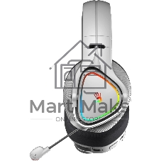 Гарнитура проводная с микрофоном A4Tech Bloody MR710 серый BT оголовье (MR710 GREY)