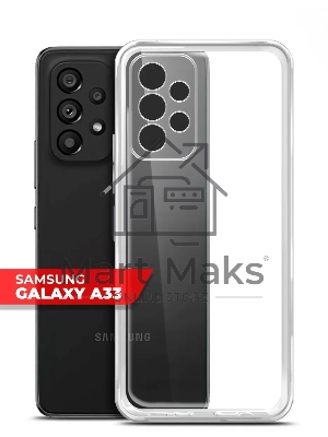 Чехол (клип-кейс) BoraSCO для Samsung Galaxy A33 прозрачный (70200)