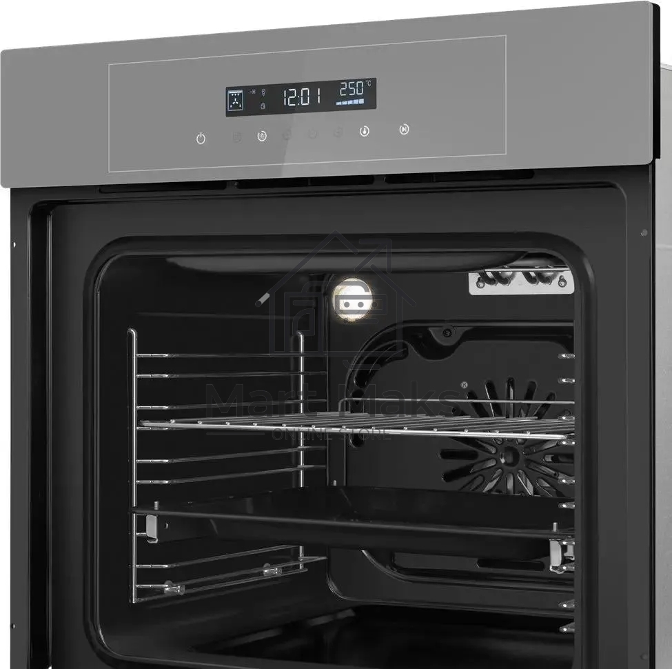 Встраиваемый духовой шкаф электрический Maunfeld AEOD6063G2 серый