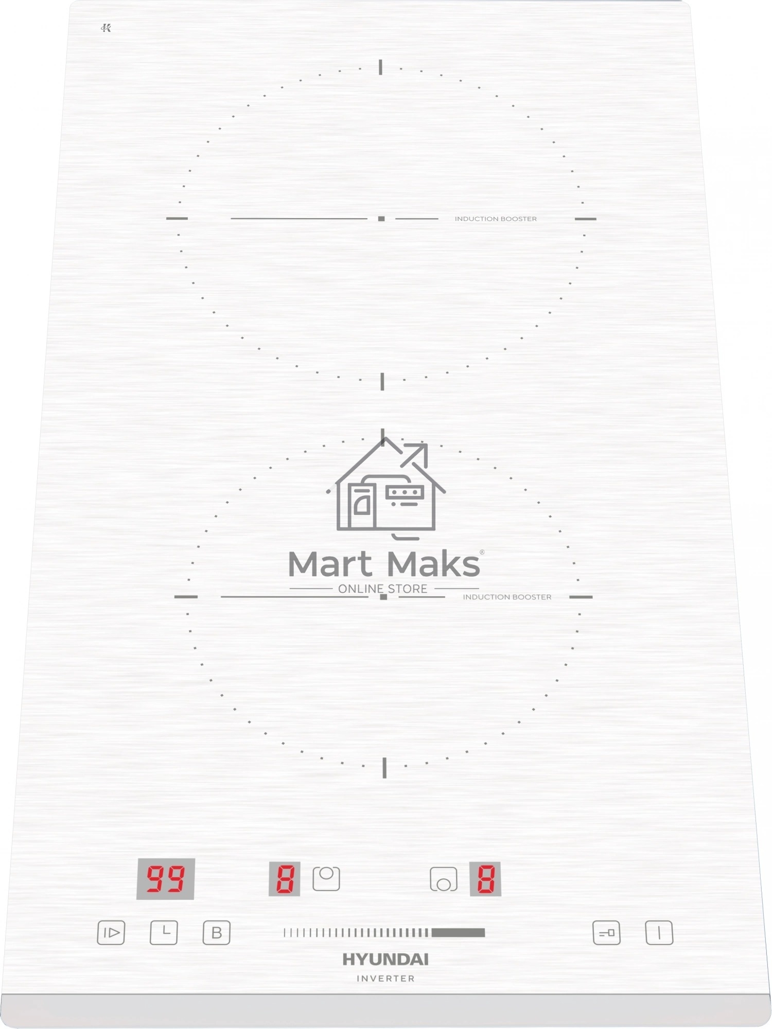 Индукционная варочная панель Hyundai HHI 3752 WG, белый