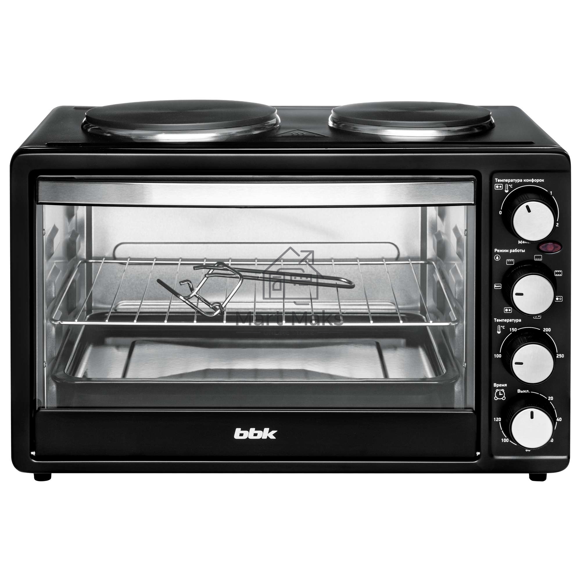 Мини-печь BBK OE3071M-2P черный