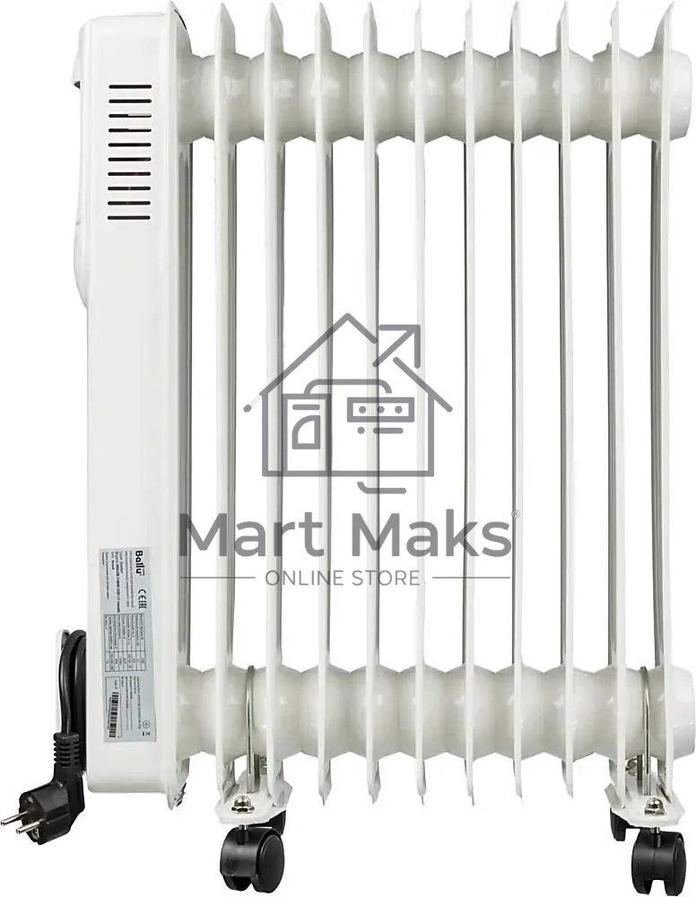 Обогреватель масляный Ballu Comfort BOH/CM-11WDN (11 секций) белый, 2200 Вт, 27 м2, термостат
