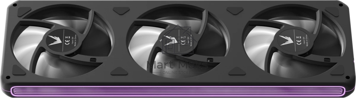 Вентилятор для корпуса Formula V Line AIR FUSION 3 BK REVERSE, 360x120x28мм, ARBG 3pin + PWM 4pin, 500-1800 RPM, 37.83 DBA MAX, HYDRO BEARING