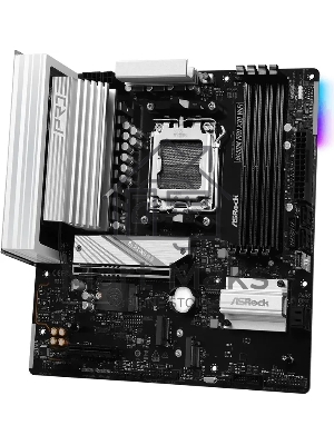 Материнская плата Asrock B650M PRO X3D WIFI Socket AM5 AMD B650 4xDDR5 mATX AC`97 8ch(7.1) 2.5Gg RAID+HDMI+DP