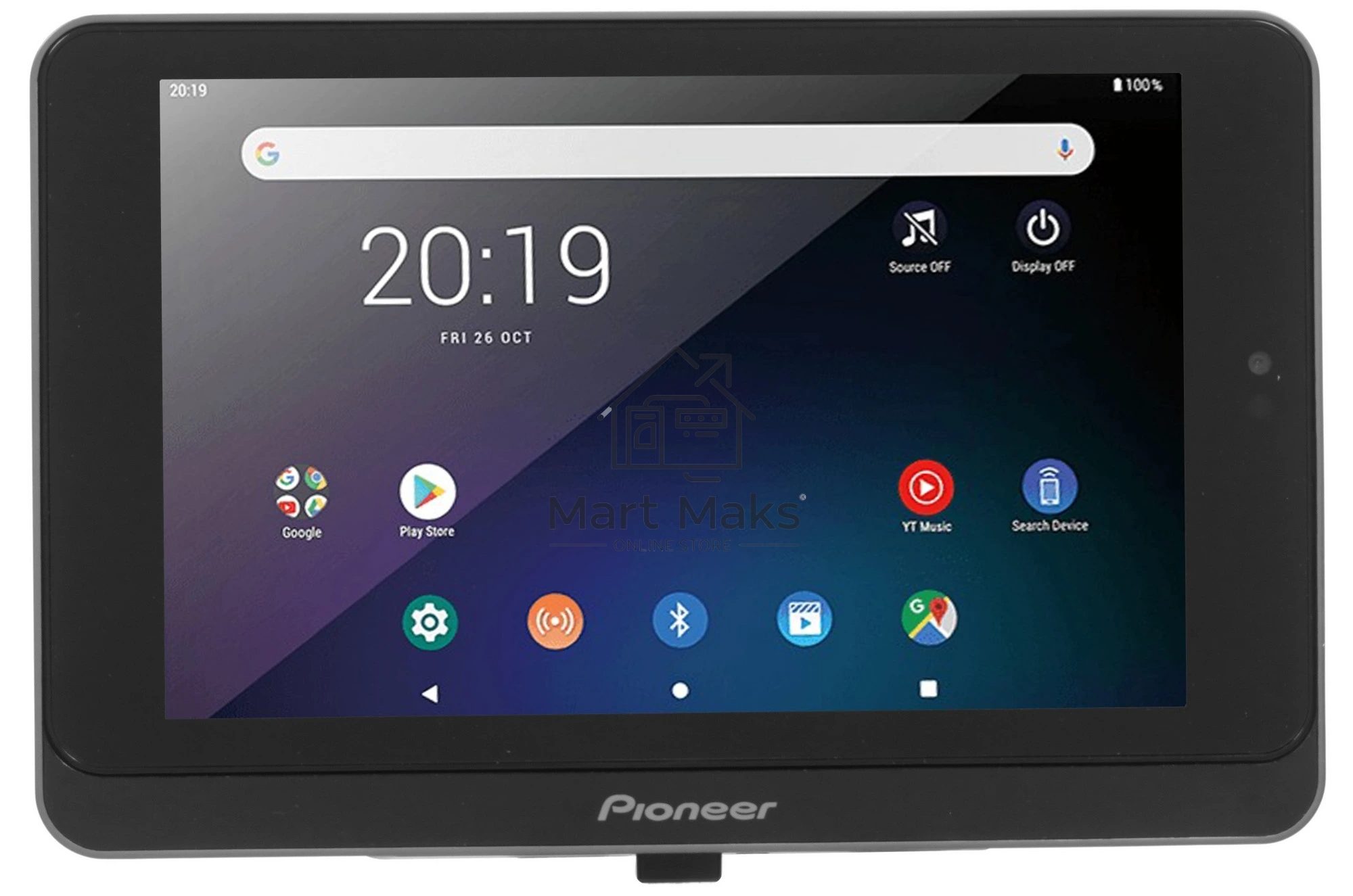 Автомагнитола Pioneer SDA835Tab+T20BT, 2 DIN, 8