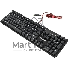 Клавиатура проводная A4 B975 механическая черный USB Gamer LED (подставка для запястий)