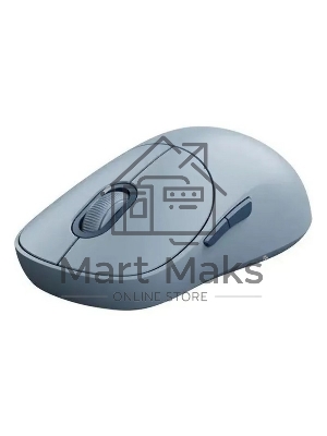 Мышь беспроводная Xiaomi Wireless Mouse 3 синий, 1200 dpi, радиоканал, Bluetooth, USB, кнопки - 5