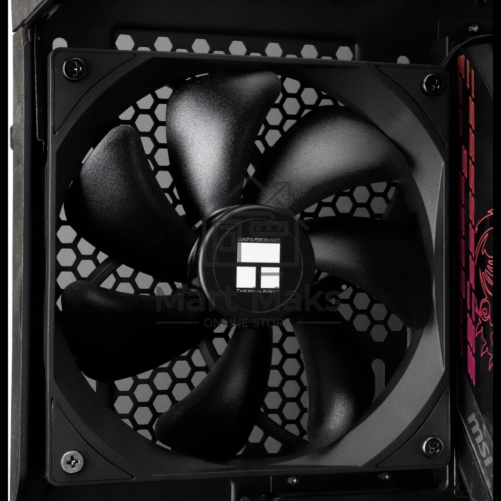 Кулер для корпуса Thermalright TL-C14C черный (140x140x25mm, 4-pin PWM, 75.8CFM, 26.4dBA, 1500RPM)