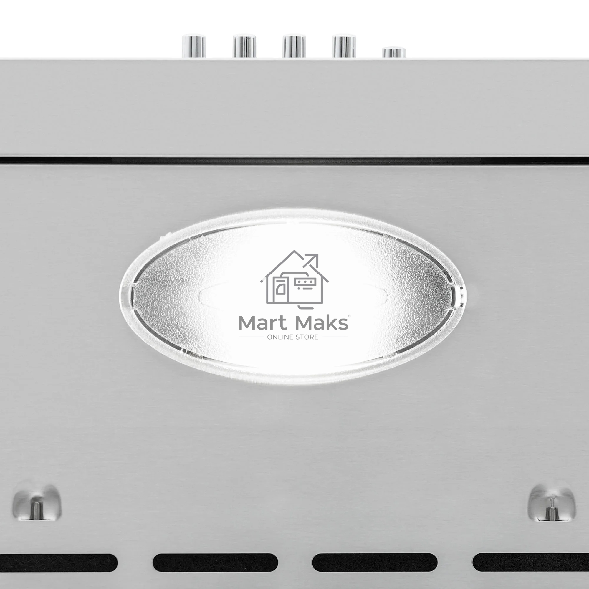 Вытяжка подвесная Krona Briana 500 Inox PB нержавеющая сталь, 49.5 см, 460 куб. м/ч, 42 дБ