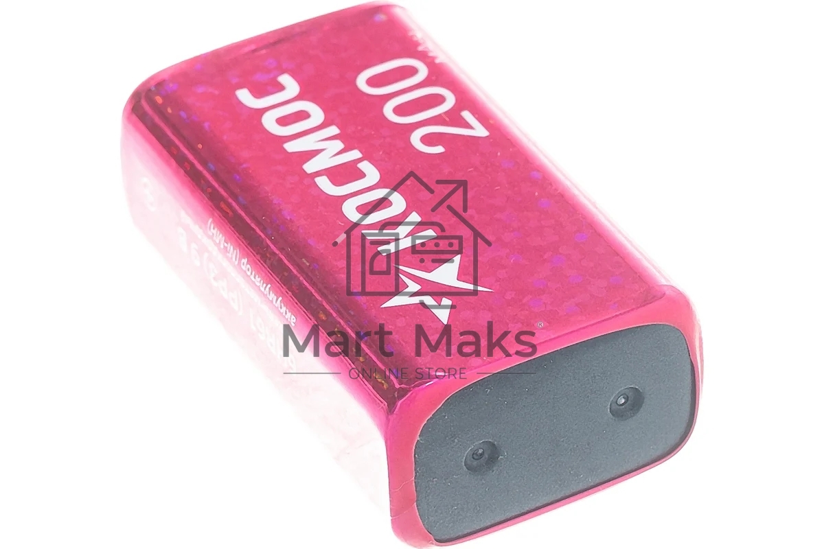 Аккумулятор Космос KOCNI-MH6F22 (200mAh) 6F22 200мА.ч 1BL (блист.1шт)