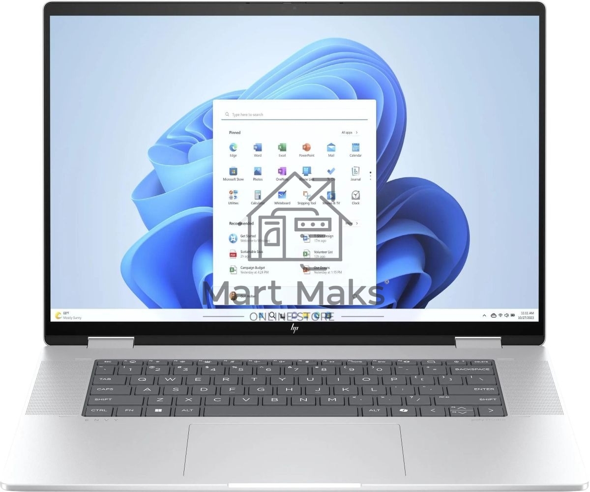 Ноутбук HP Envy x360 16-ac0009ci Core Ultra 7 155U 16Gb SSD512Gb Intel Graphics 16