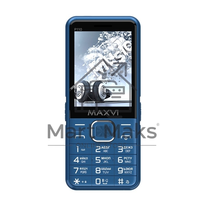 Мобильный телефон MAXVI Р110 синий
