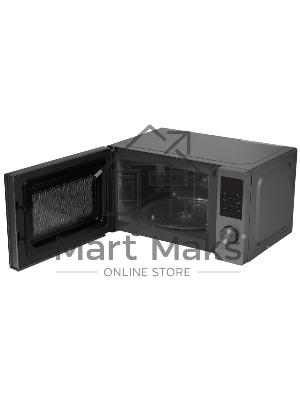 Микроволновая печь Gorenje MO20A3T4 серый/черный, 20 л, 700 Вт, переключатели - поворотный механизм