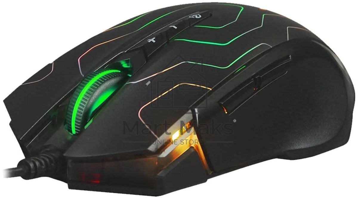 Мышь проводная A4Tech X89 Maze черный, 2400 dpi, USB, кнопки - 8