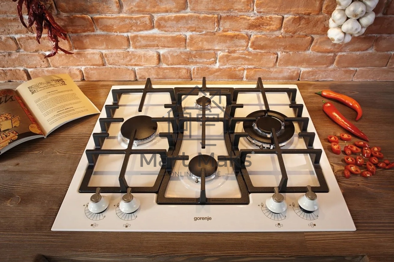 Газовая варочная панель Gorenje GW6D42CLI слоновая кость