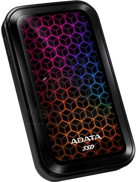 Внешний SSD ADATA SE770G, 1TB, USB 3.2 Gen 2 Type-C, R/W 1000/800, черный