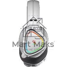 Гарнитура проводная с микрофоном A4Tech Bloody MR710 серый BT оголовье (MR710 GREY)