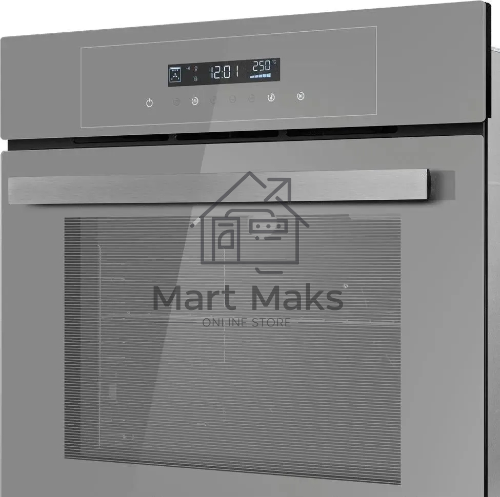 Встраиваемый духовой шкаф электрический Maunfeld AEOD6063G2 серый