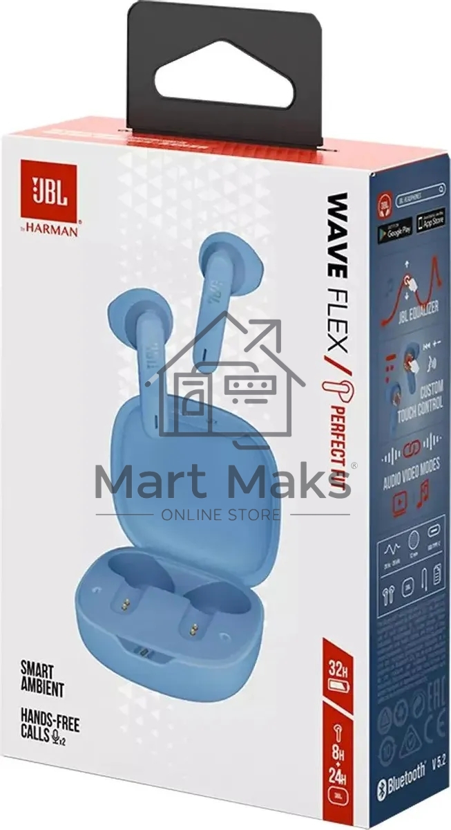 Наушники JBL Wave Flex TWS синий