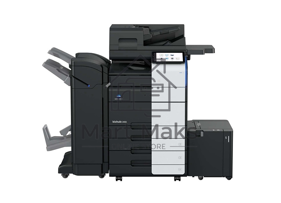 МФУ лазерный Konica Minolta Bizhub C450i, A3, цветной, печ. до 45 стр/мин (A4) 22 стр/мин (A3), скан. до 140 стр/мин., 1200 x 1200 DPI (печ.), 600 x 600 DPI (скан.), USB, Ethernet
