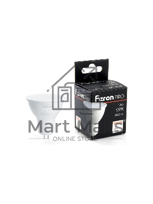 Лампа светодиодная Feron PRO LB-1610 10Вт 230В GU5.3 белый