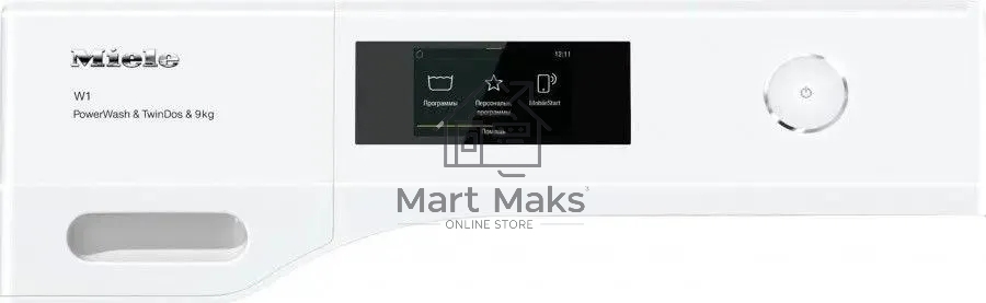 Стиральная машина Miele WCR 870 WPS EU1 WM белая, загрузка вертикальная 9кг, 1600 об/мин., класс: A+++