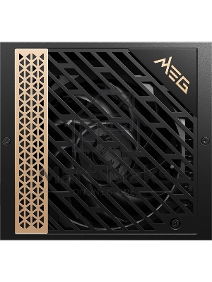 Блок питания MSI MEG Ai1300P (306-7ZP4A11-CE0), 1300Вт, 80 PLUS Platinum, 120мм, модульный, черный / золотой