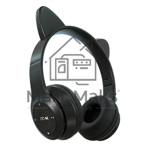 Наушники беспроводные MORE CHOICE (4610196406676) HW24kids Black