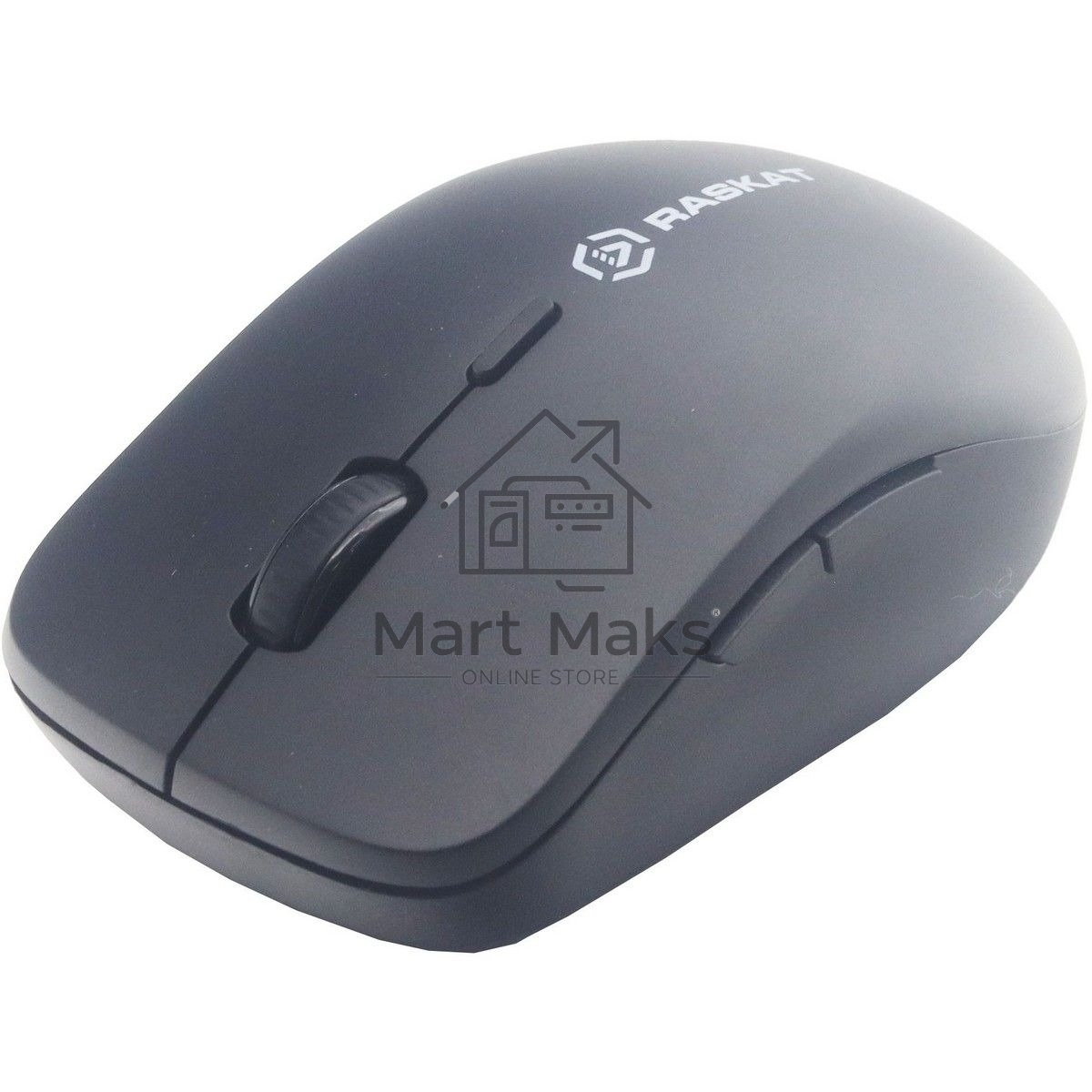 Мышь беспроводная Raskat M006W черный, 1600 dpi, радиоканал, USB, кнопки - 6