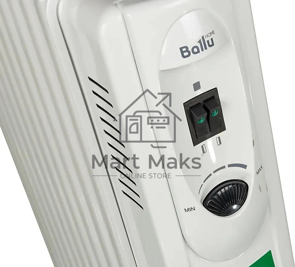 Обогреватель масляный Ballu Comfort BOH/CM-11WDN (11 секций) белый, 2200 Вт, 27 м2, термостат