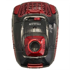 Пылесос Delta LUX DL-0848 черный/красный, 400/2200 Вт, уборка сухая, пылесборник мешок 3,5 л
