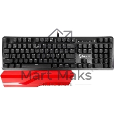 Клавиатура проводная A4 B975 механическая черный USB Gamer LED (подставка для запястий)