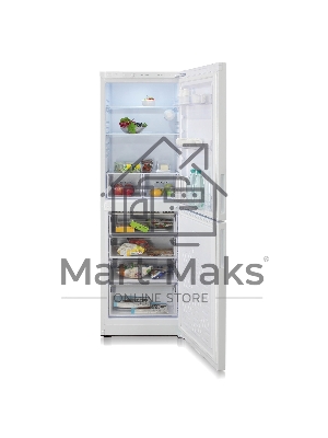 Холодильник Бирюса Б-6031 белый двухкамерный 210/135 л морозилка снизу